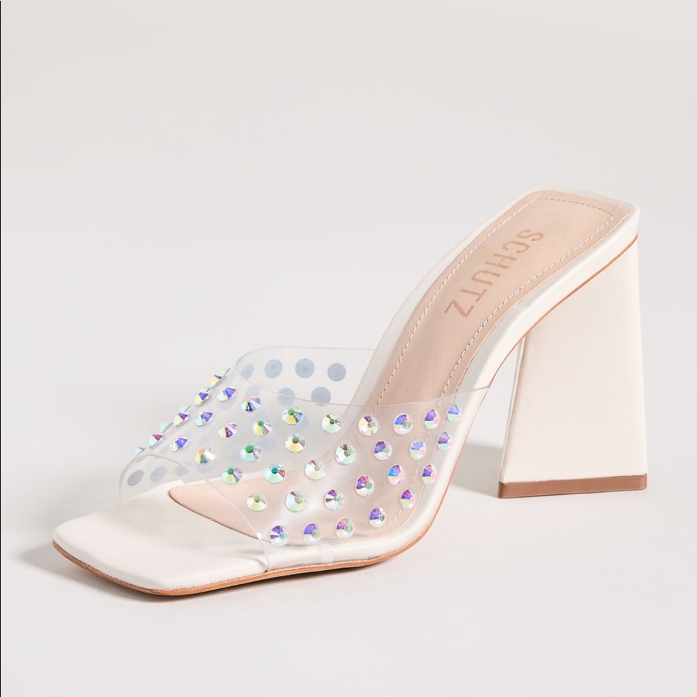 SCHUTZ Lizah Crystal Sandals